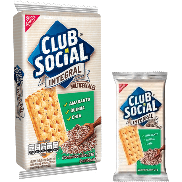 Club Social Galleta Integral Multicereales 216 g