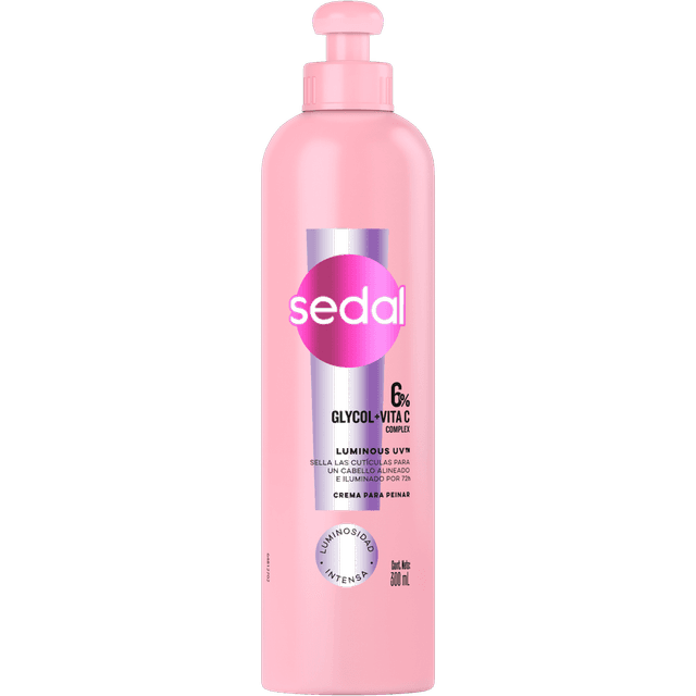 Sedal Crema De Peinar Luminoso Uv 300 ml