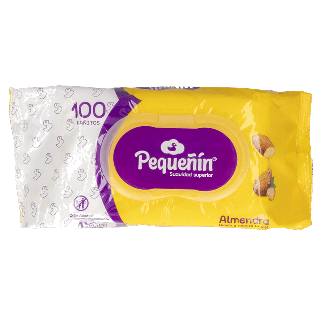 Pequeñín Paños Húmedos Almendra 100 u