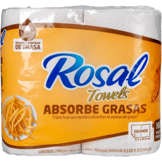 Rosal Toalla Desechable 80h Pack 2 u