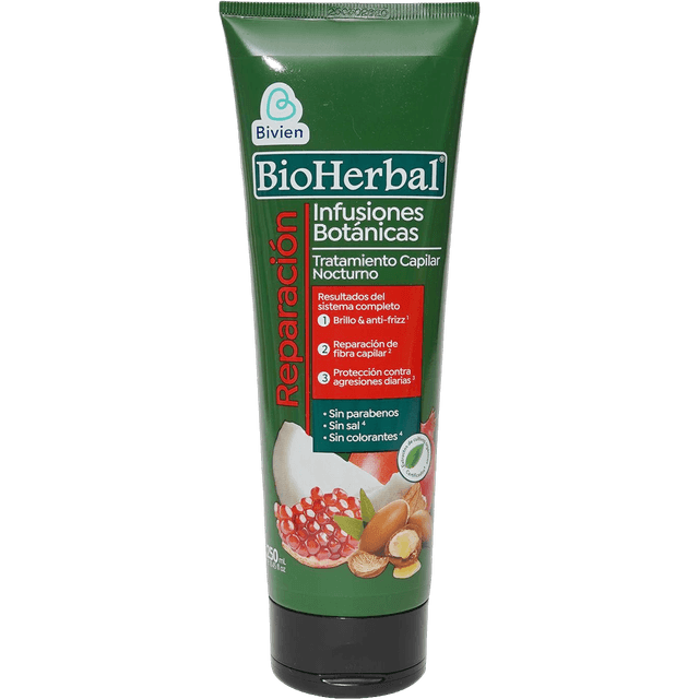 Tratamiento Capilar Bioherbal Nocturno Reparación 250 ml