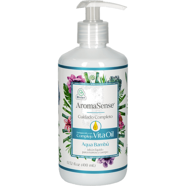 Aromasense Jabón Líquido Aqua Bambu 400 ml
