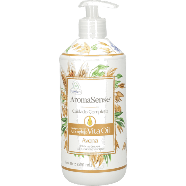 Aromasense Jabón Cremoso Avena 580 ml