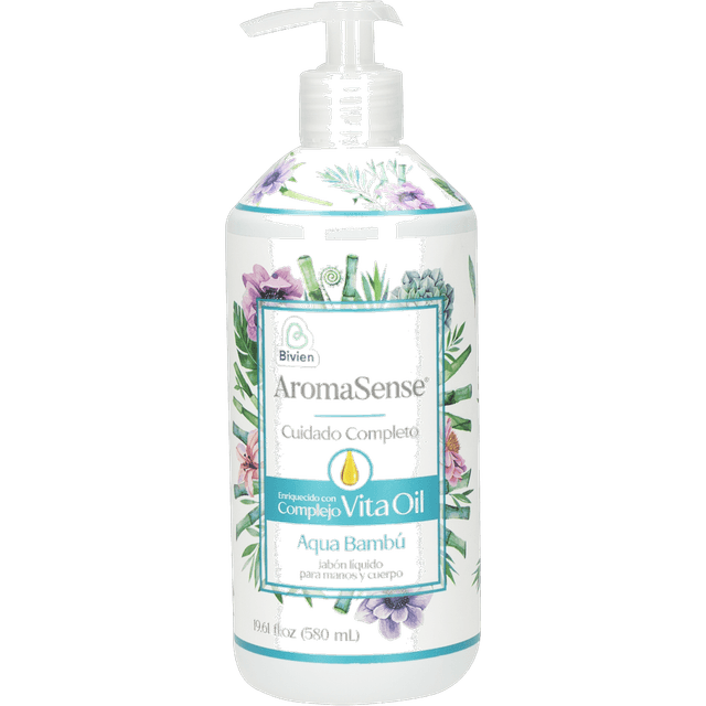 Aromasense Jabón Líquido Aqua Bambu 580 ml
