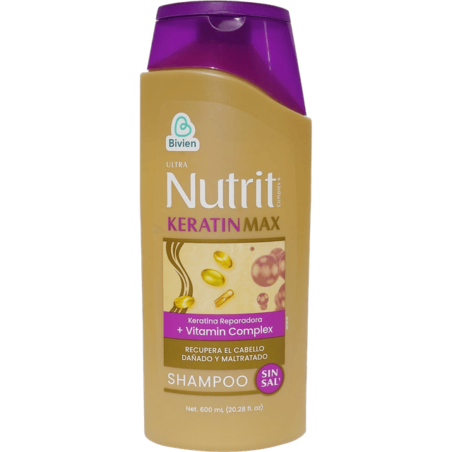 Shampoo Nutrit Keratinmax 600 ml