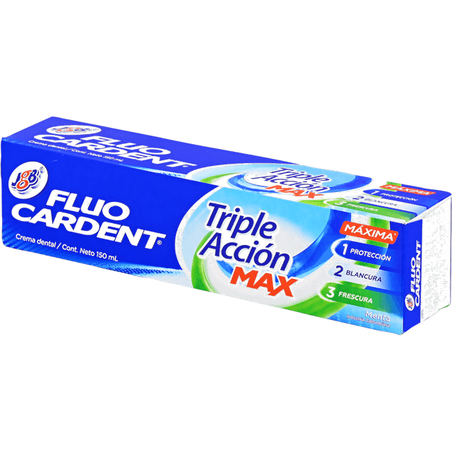 Fluocardent Crema Dental Triple Acción Max 150 ml