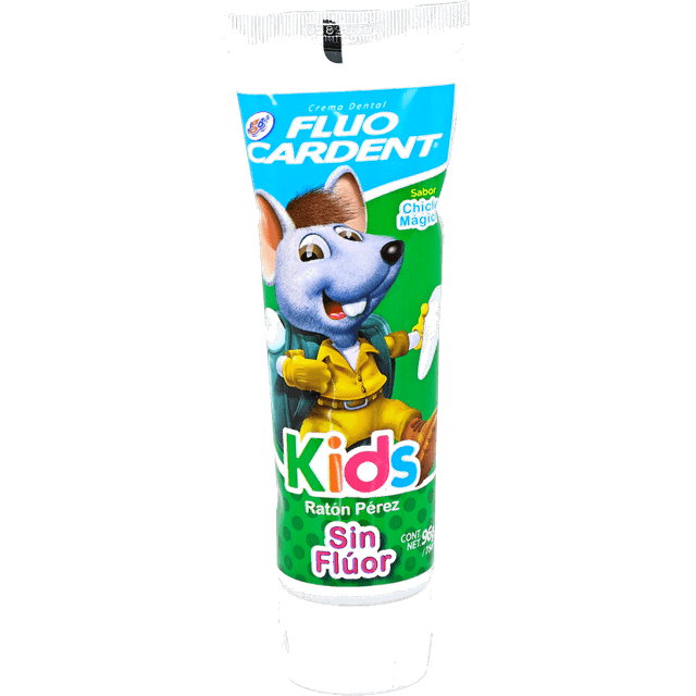 Fluocardent Crema Dental Kids Ratón Sin Flúor 96 g