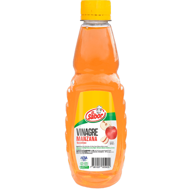 El Sabor Vinagre de Manzana 470 ml