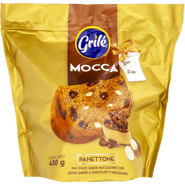 Grile Panettone Mocca Macadamias 450 g